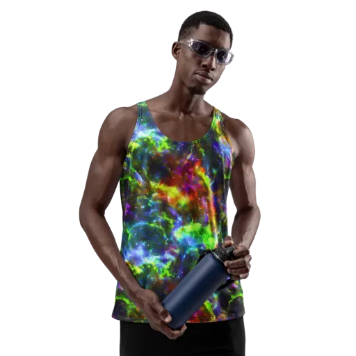 Neer Nebula on a Men's Tank Top