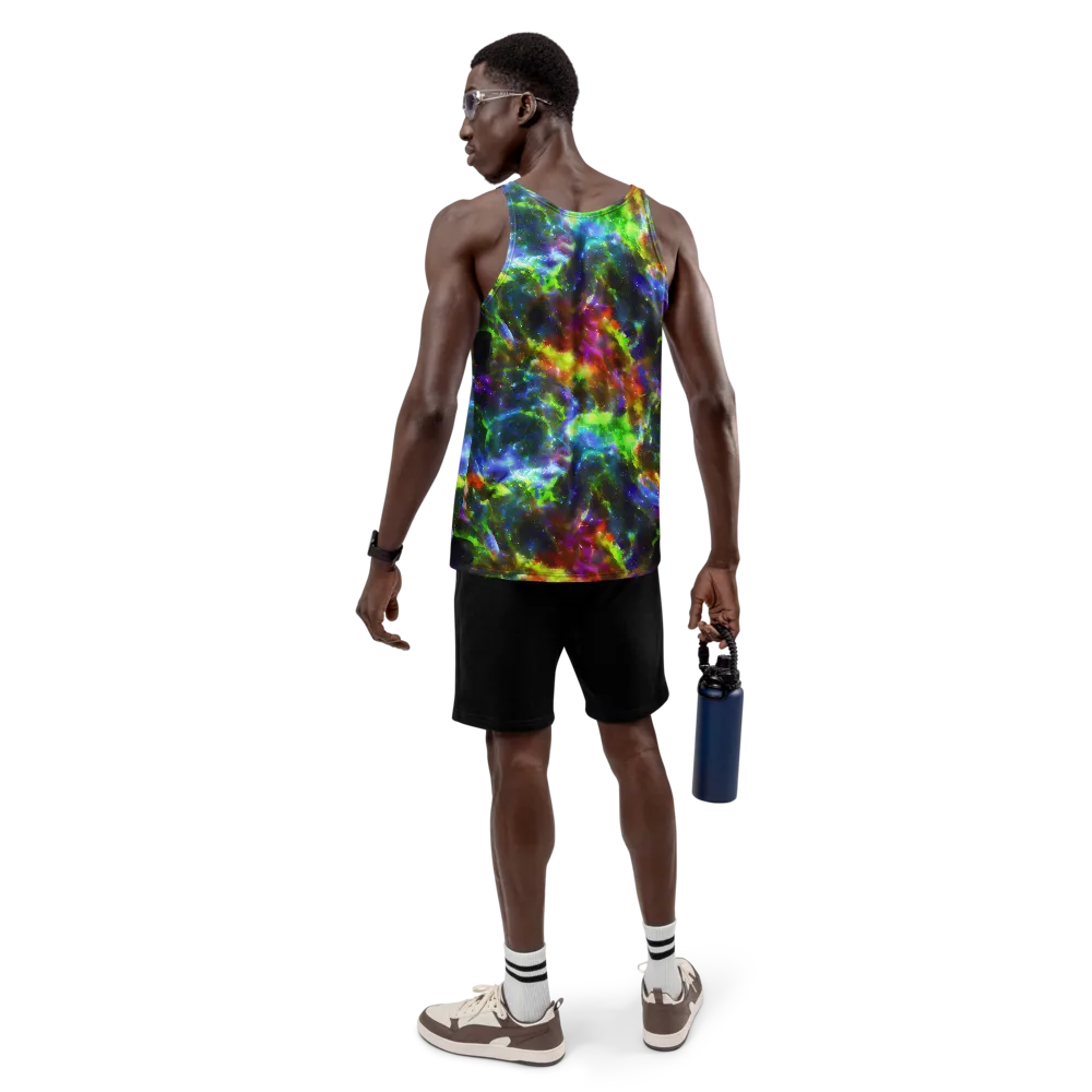 Neer Nebula on Men's Tank Top — Back