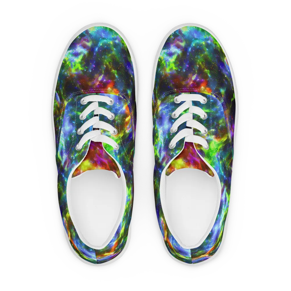 Neer Nebula on Men's Lace-Up Canvas Shoes — Front