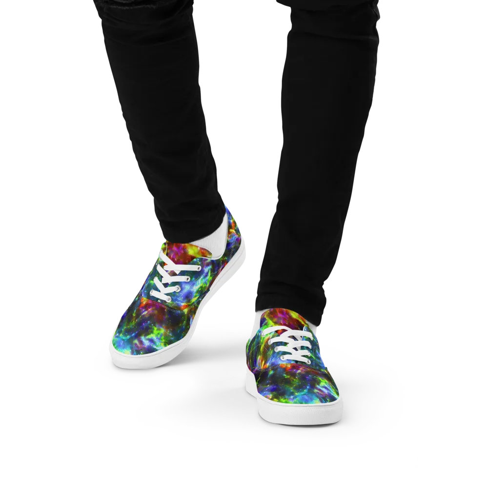 Neer Nebula on Men's Lace-Up Canvas Shoes — Front