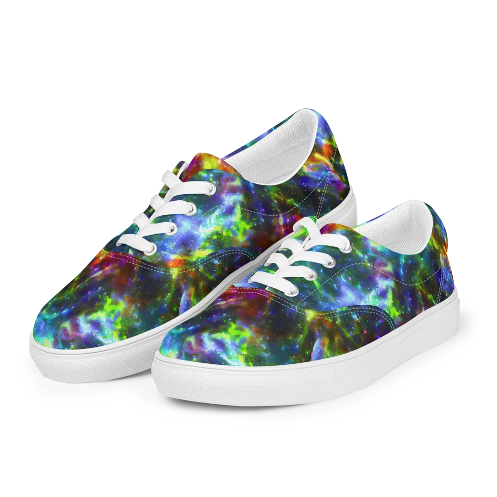 Neer Nebula on Men's Lace-Up Canvas Shoes — Left Front