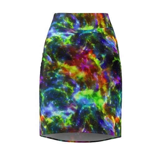 Neer Nebula on a Pencil Skirt