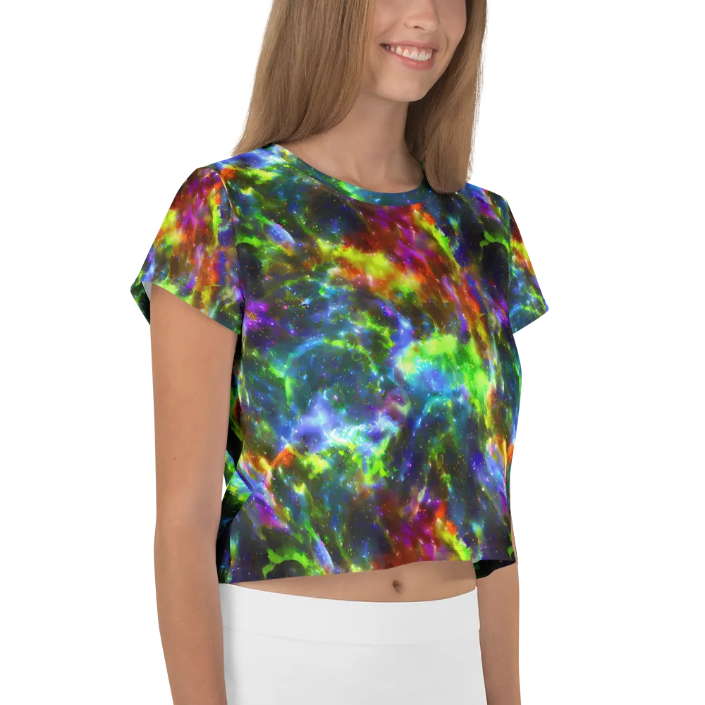 Neer Nebula on Crop Tee — Right