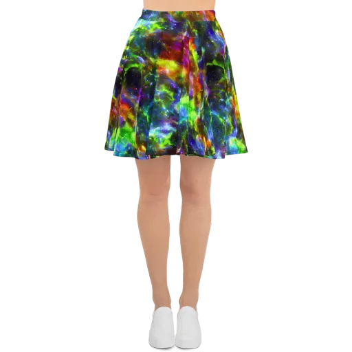 Neer Nebula on a Skater Skirt