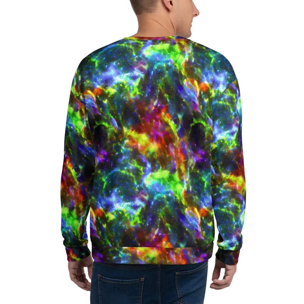 Neer Nebula on Sweatshirt — Back