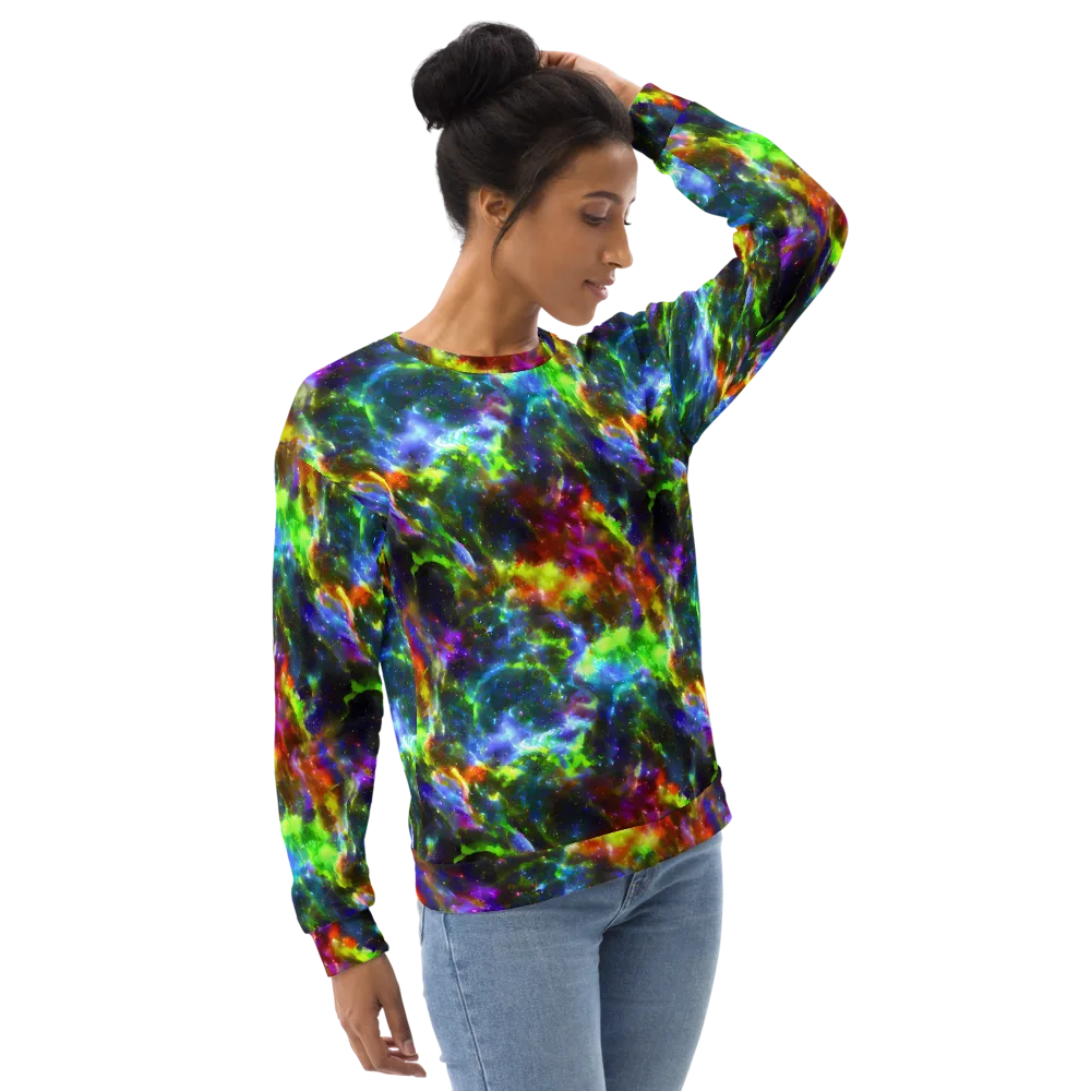 Neer Nebula on Sweatshirt — Right Front