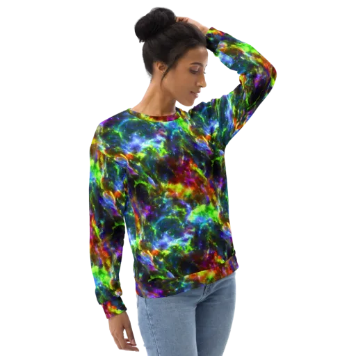 Neer Nebula on a Sweatshirt