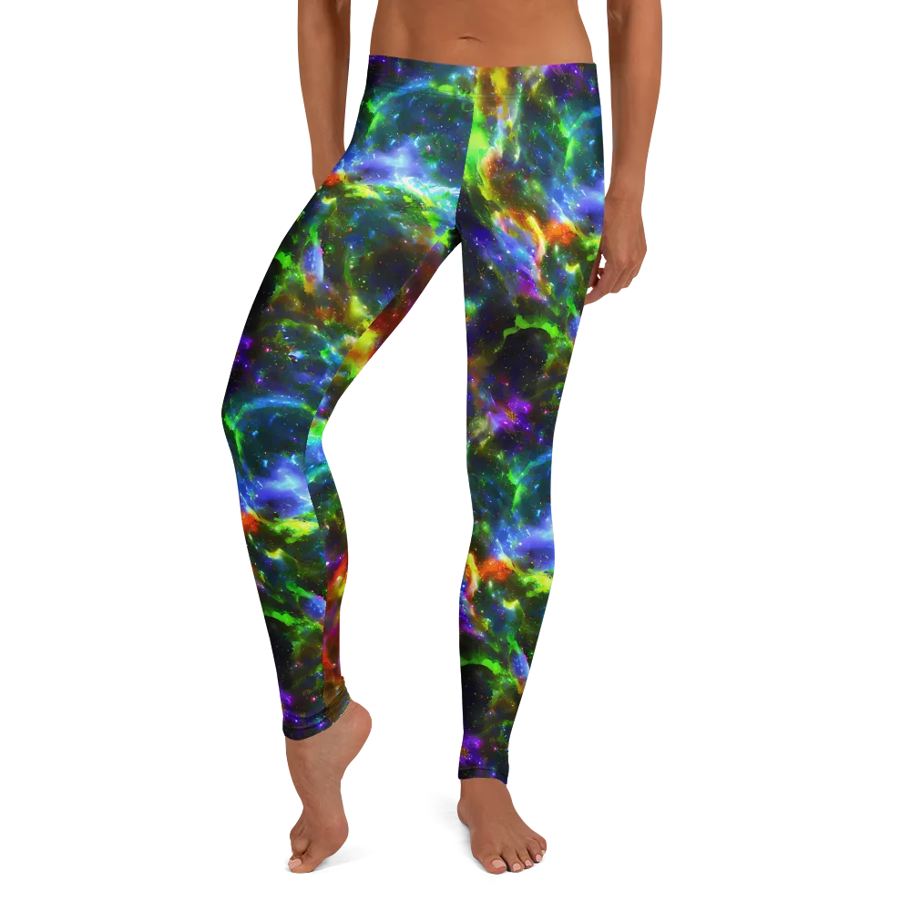 Neer Nebula on Leggings — Front