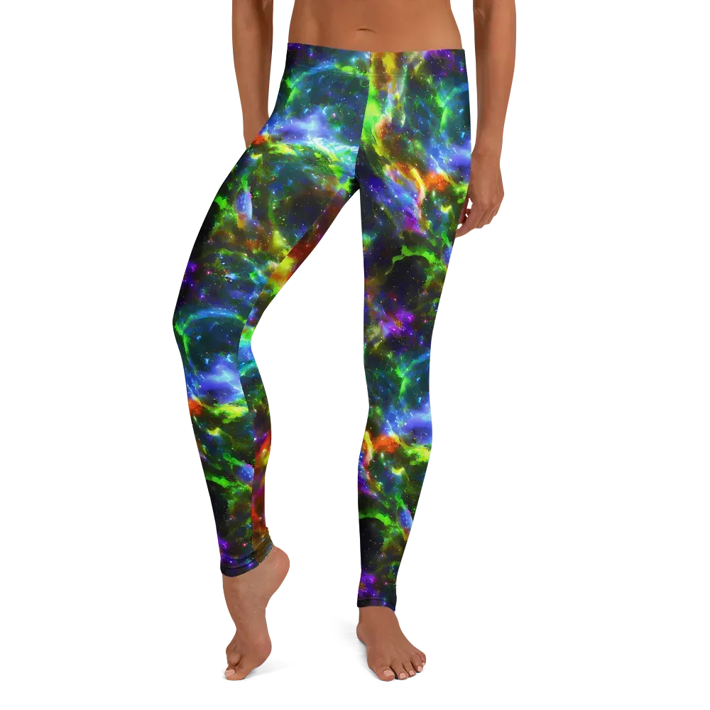 Neer Nebula on Leggings — Front