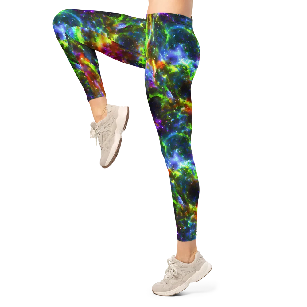 Neer Nebula on Leggings — Left