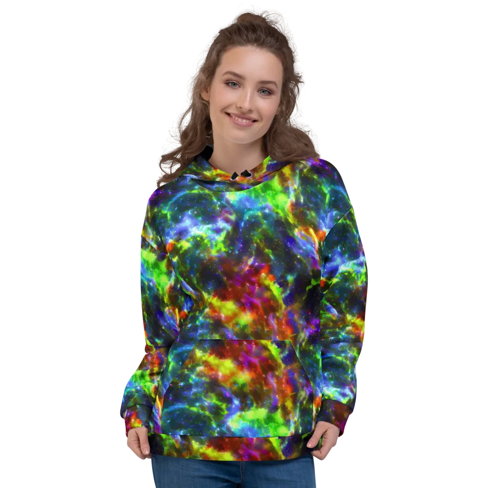 Neer Nebula on Hoodie — Front