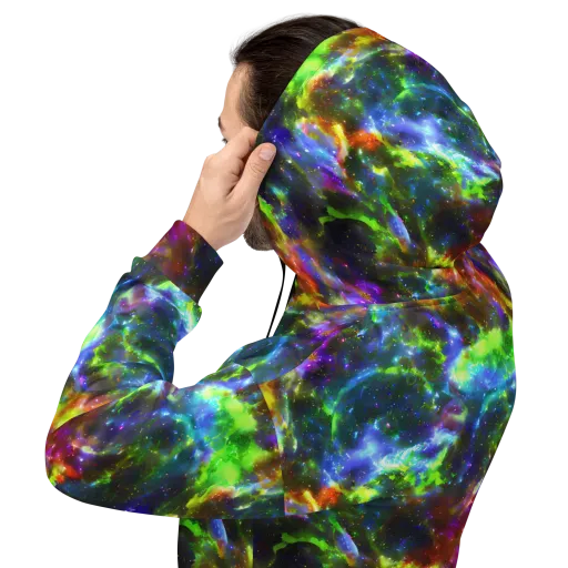 Neer Nebula on a Hoodie