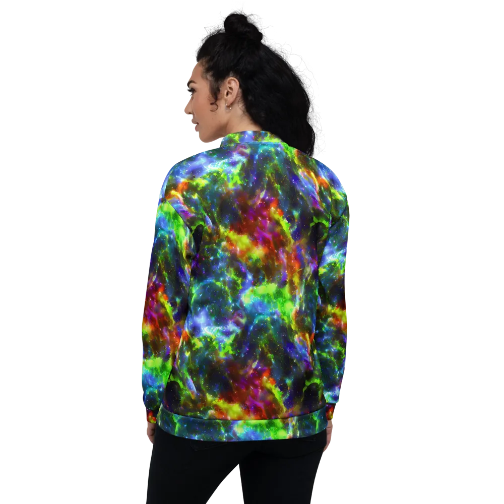 Neer Nebula on Bomber Jacket — Back