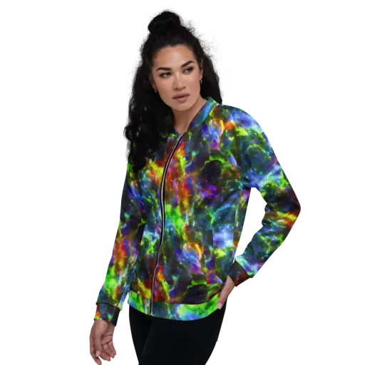 Neer Nebula on a Bomber Jacket