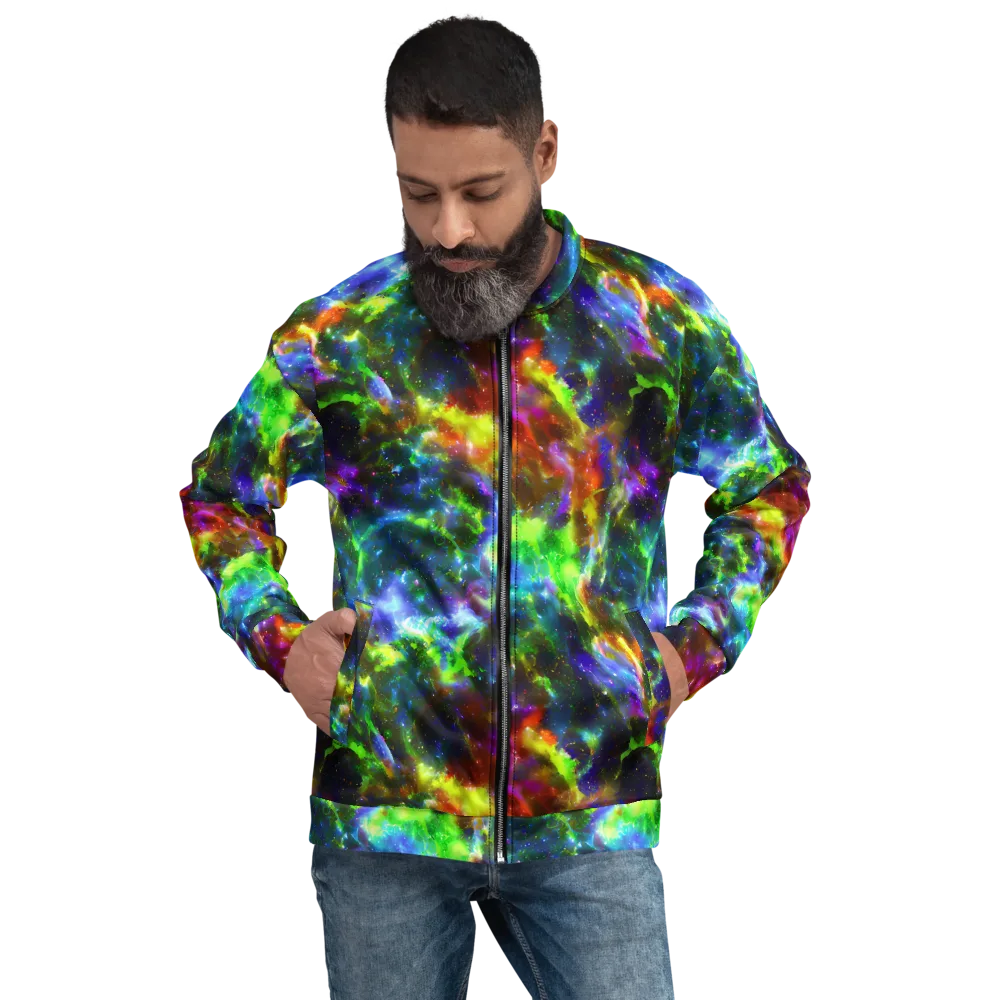 Neer Nebula on Bomber Jacket — Front