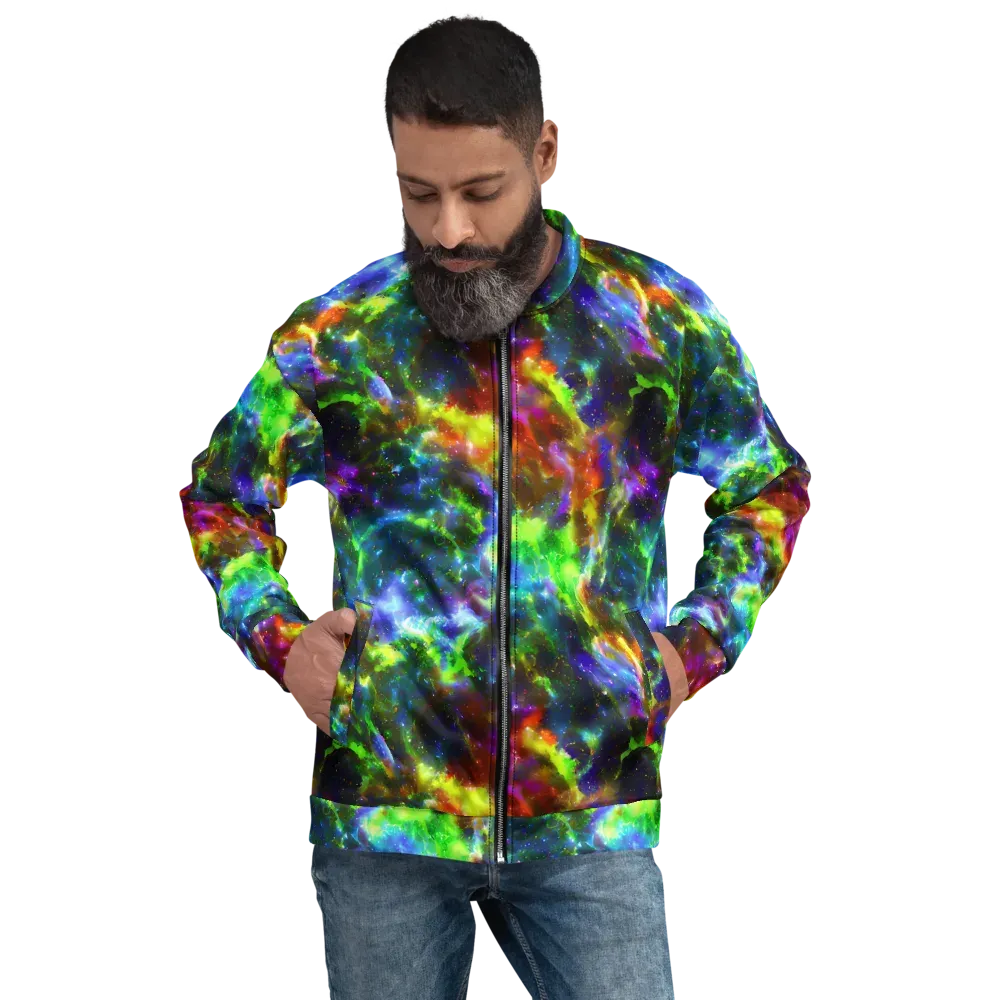 Neer Nebula on Bomber Jacket — Front