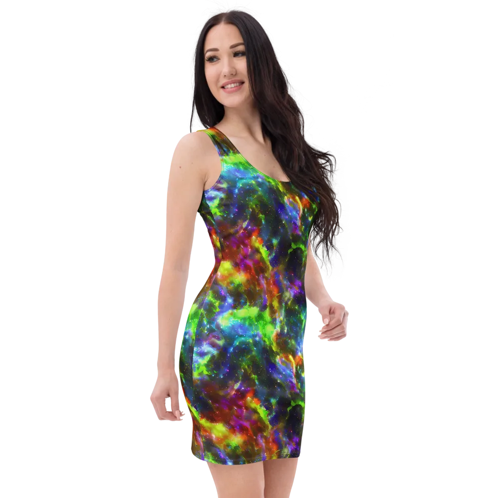 Neer Nebula on Bodycon Dress — Right Front