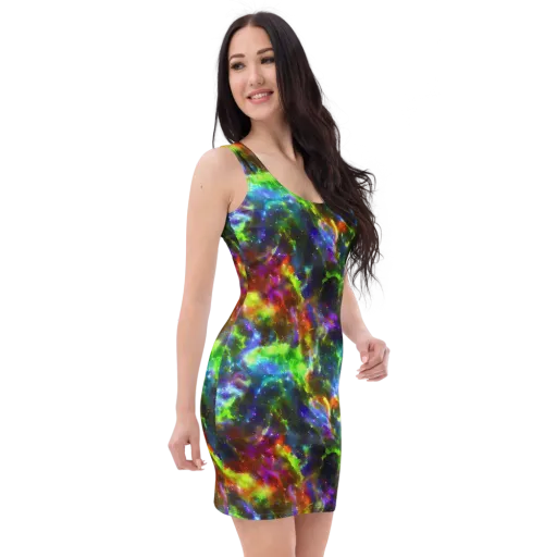 Neer Nebula on a Bodycon Dress