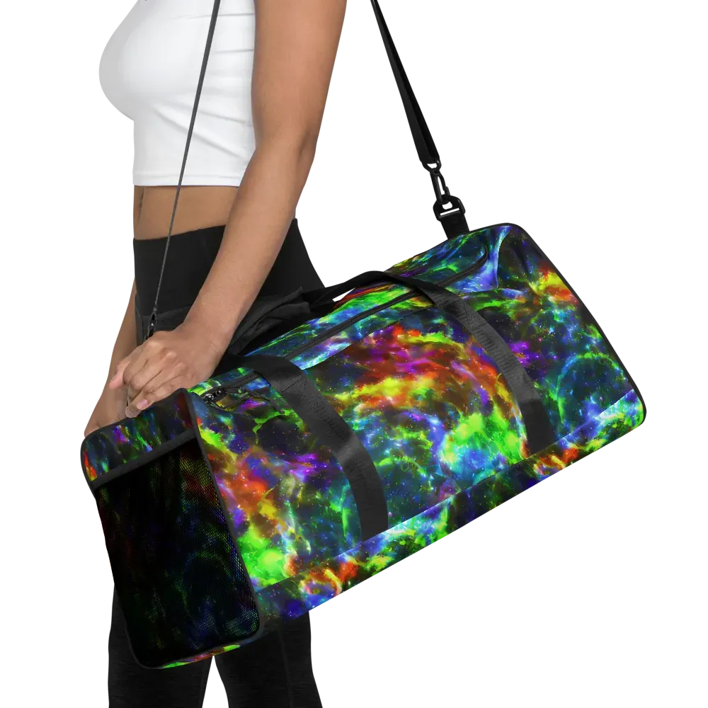 Neer Nebula on Duffle Bag — Front