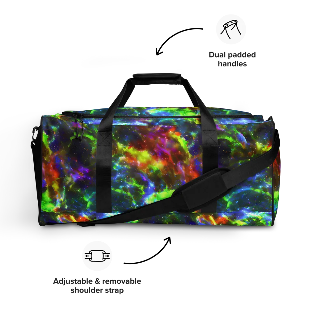 Neer Nebula on Duffle Bag — Front