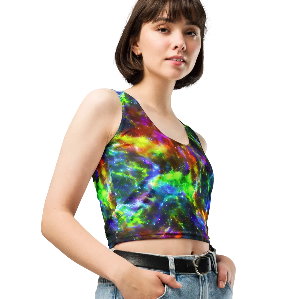 Neer Nebula on Crop Top — Right Front