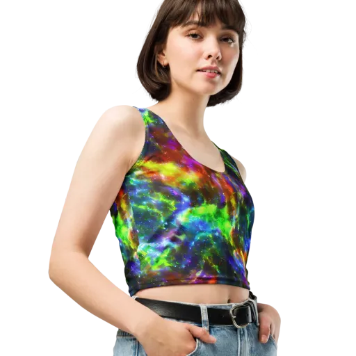 Neer Nebula on a Crop Top