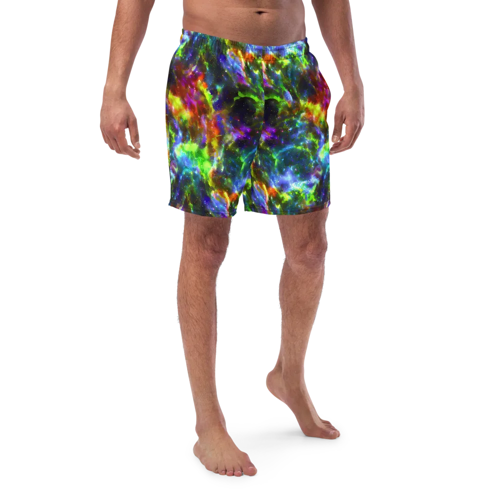 Neer Nebula on Swim Trunks — Front