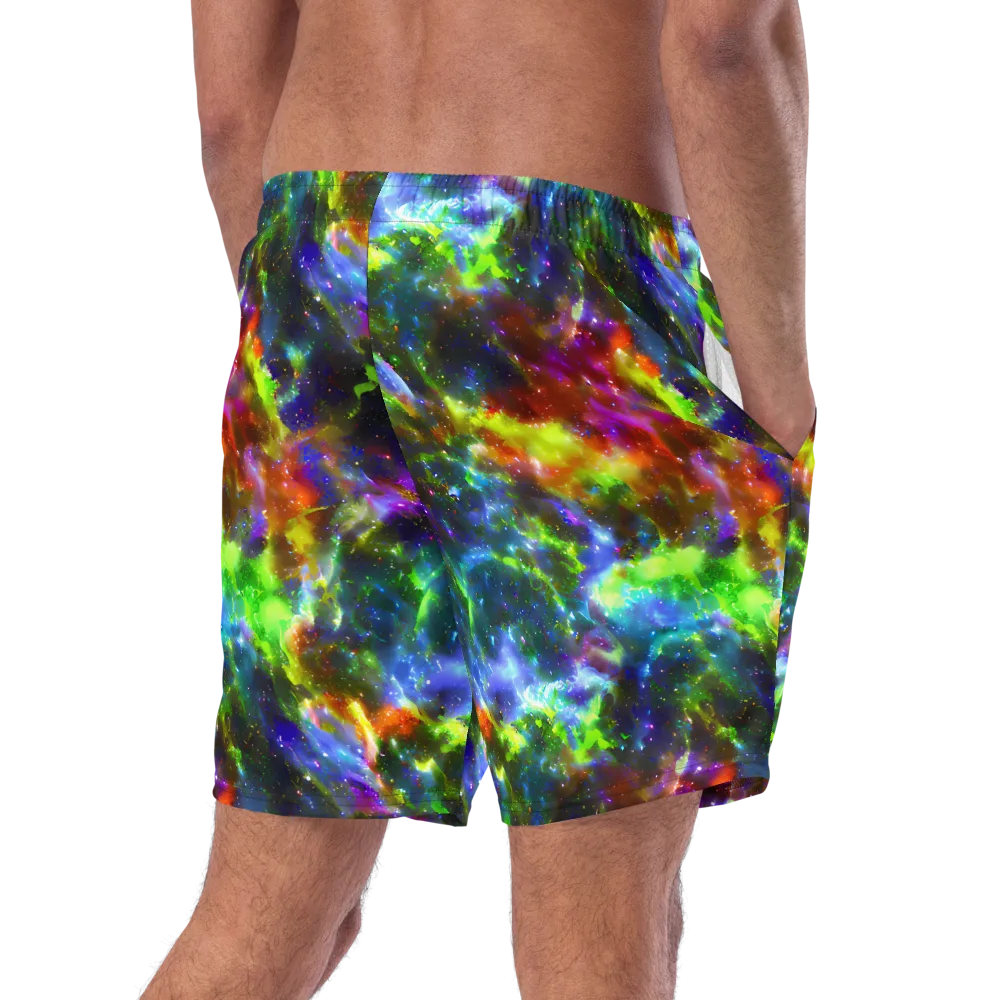 Neer Nebula on Swim Trunks — Right Back
