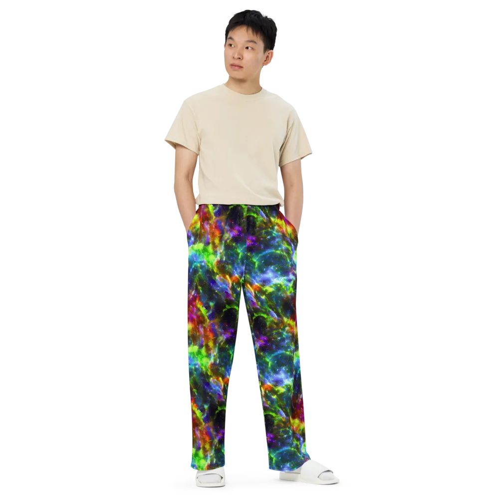 Neer Nebula on Wide-Leg Pants — Front