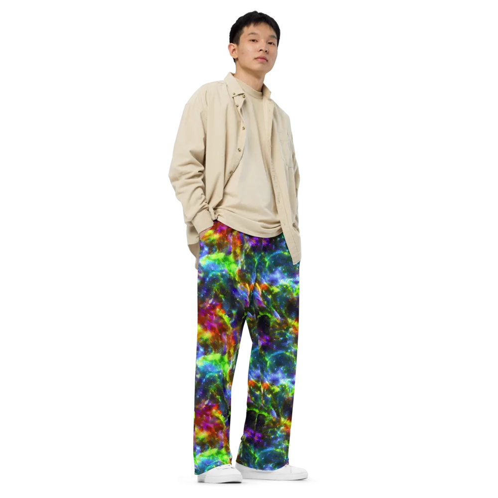 Neer Nebula on Wide-Leg Pants — Right Front