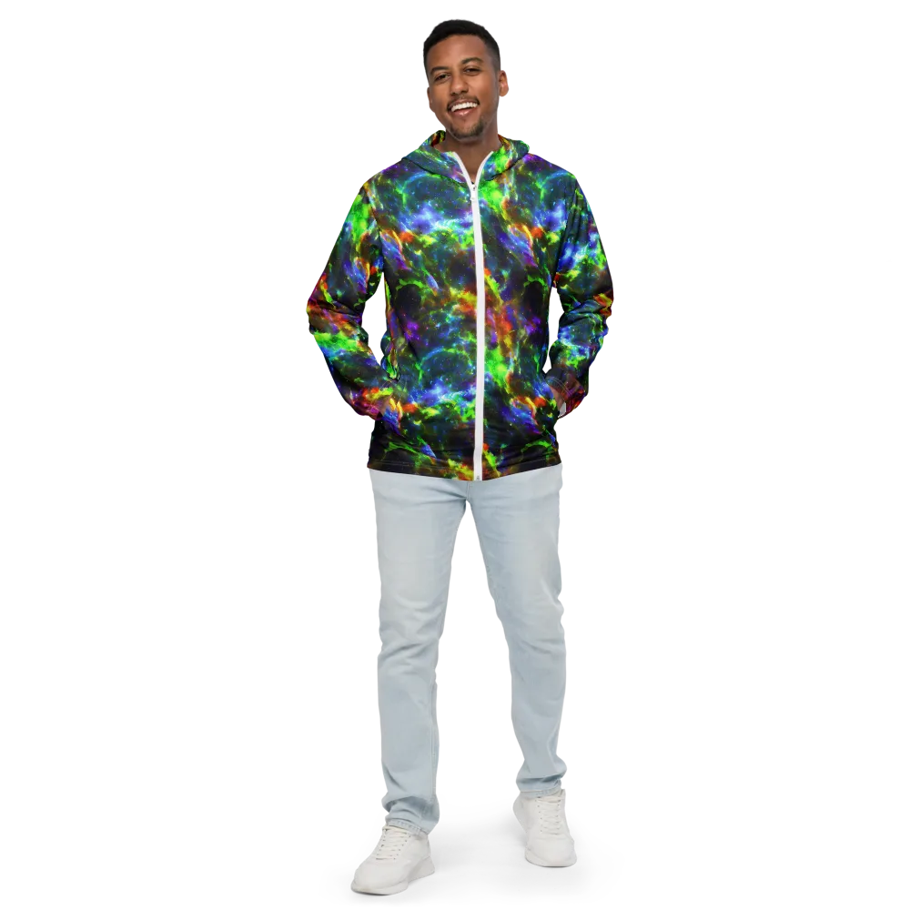Neer Nebula on Men's Windbreaker — Front