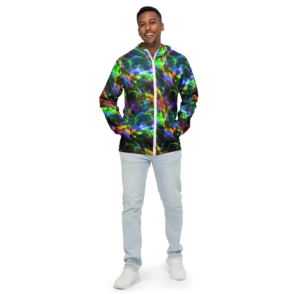 Neer Nebula on Men's Windbreaker — Front