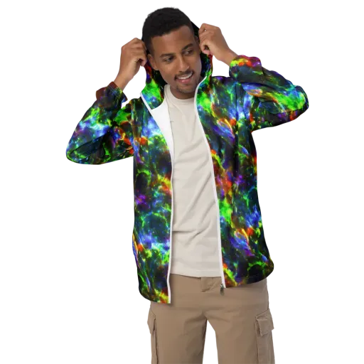 Neer Nebula on a Men's Windbreaker