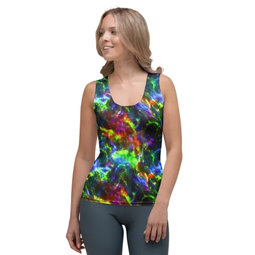 Neer Nebula on a Women's Tank Top