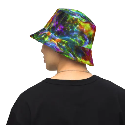Neer Nebula on a Reversible Bucket Hat