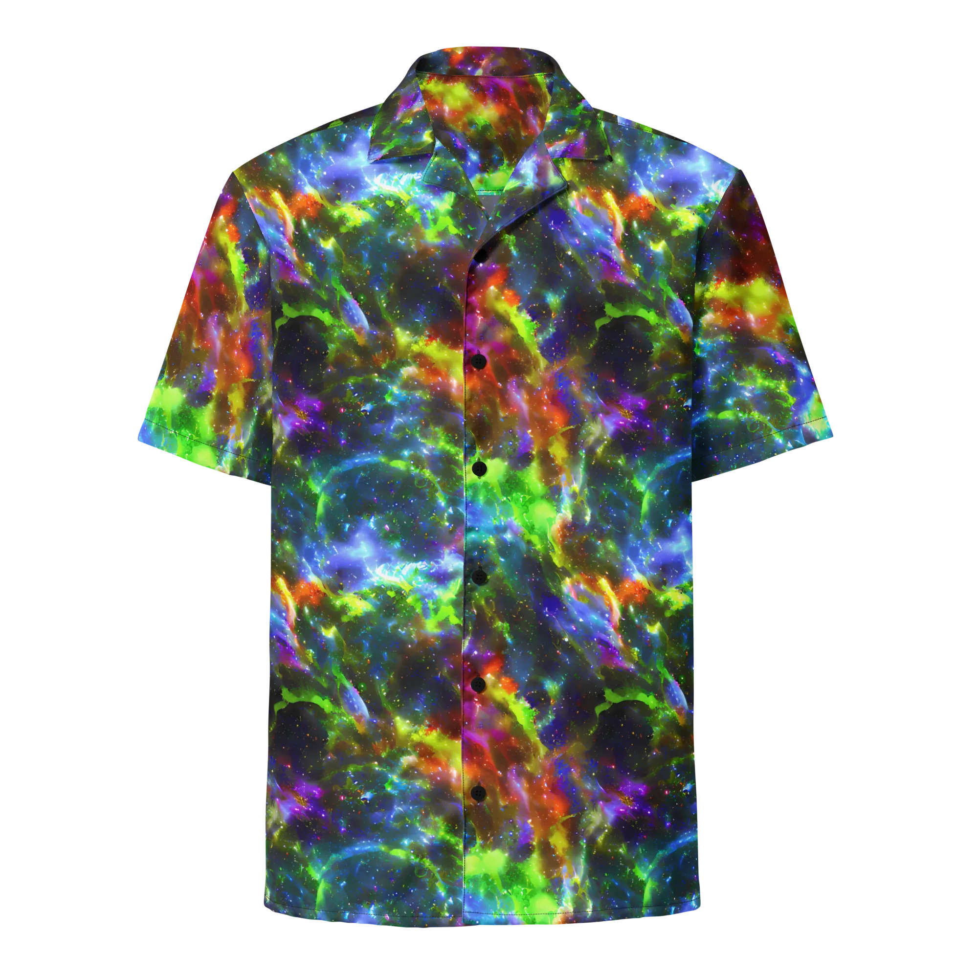 Neer Nebula on Button Shirt — Front