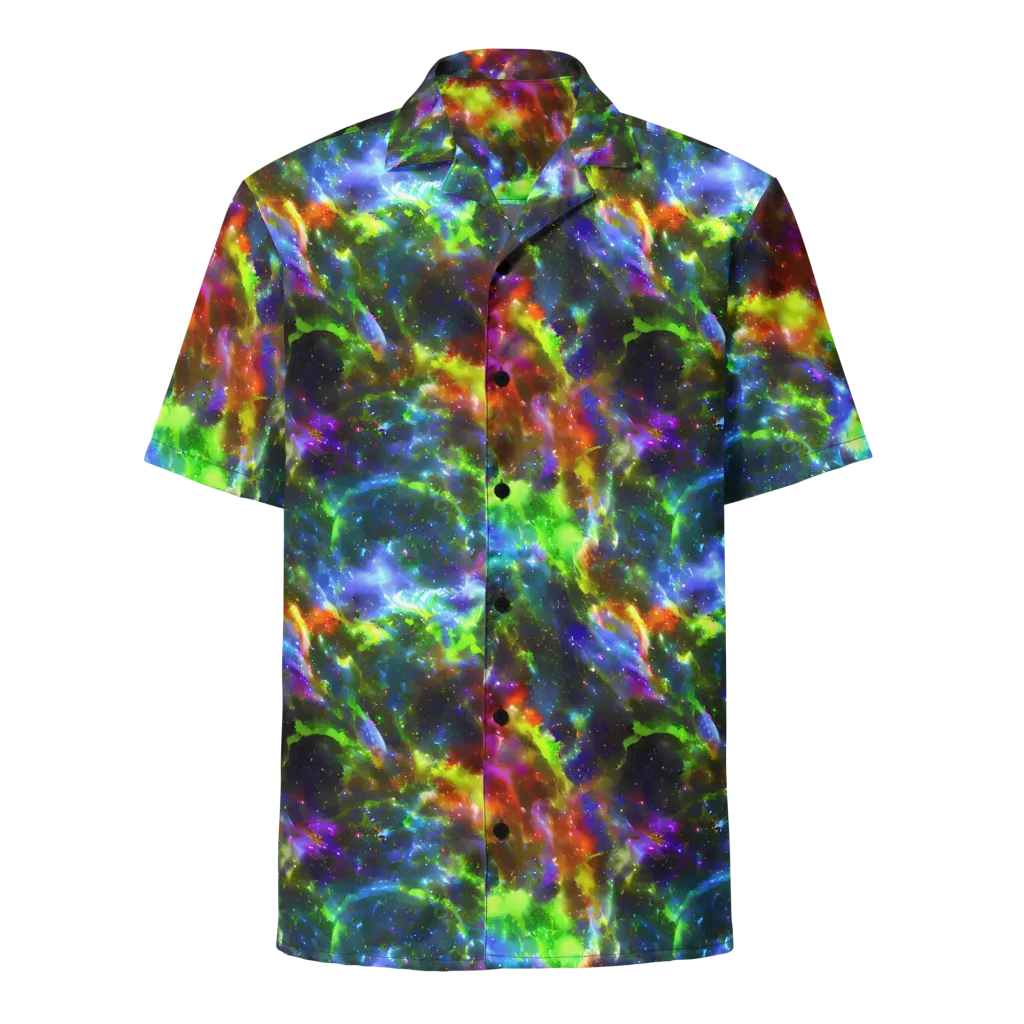 Neer Nebula on Button Shirt — Front