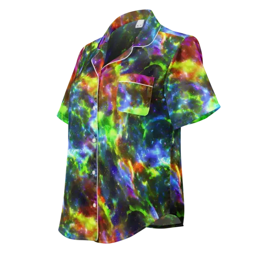 Neer Nebula on a Women's Short Sleeve Pajama Top