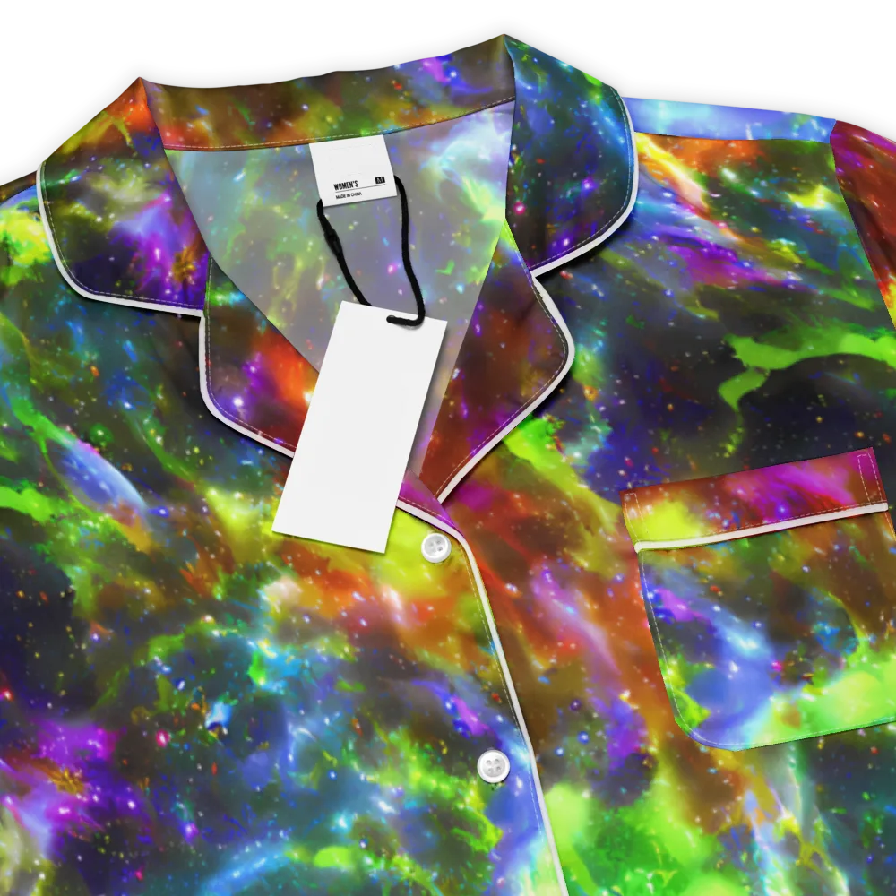 Neer Nebula on Women's Short Sleeve Pajama Top — Product details