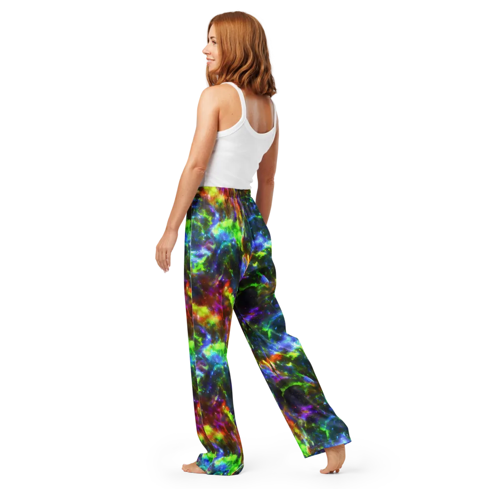 Neer Nebula on Women's Pajama Pants — Back