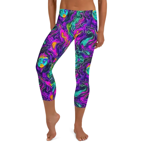 Vortex Dream on a Capri Leggings