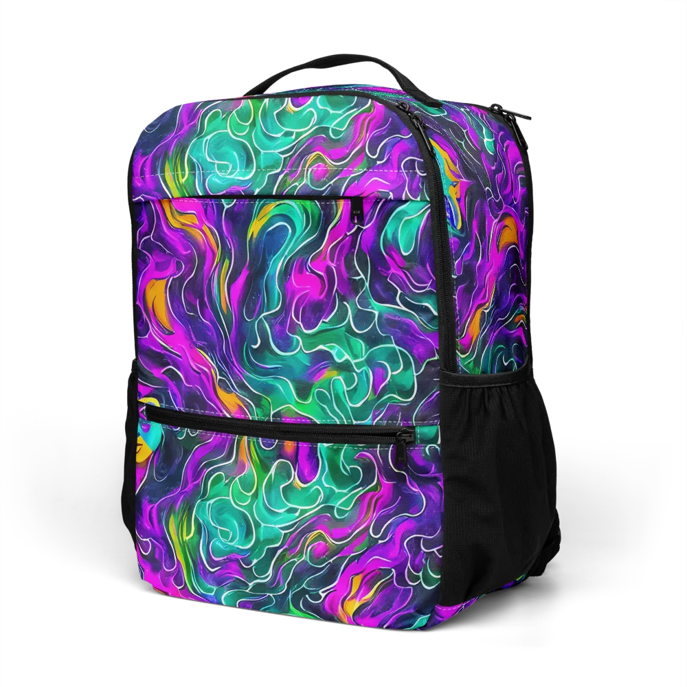 Vortex Dream on Utility Backpack — Left Front