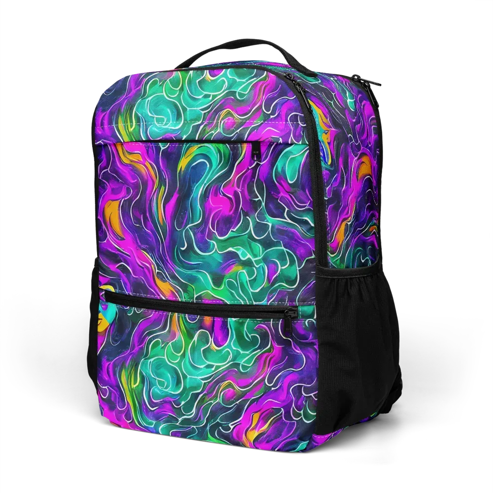 Vortex Dream on Utility Backpack — Left Front