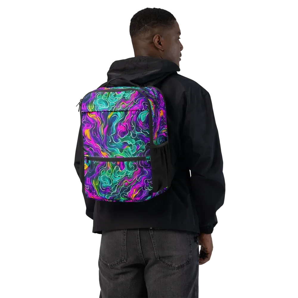 Vortex Dream on Utility Backpack — Back