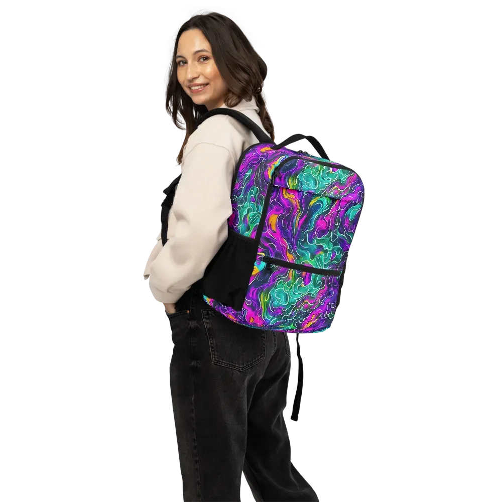 Vortex Dream on Utility Backpack — Back