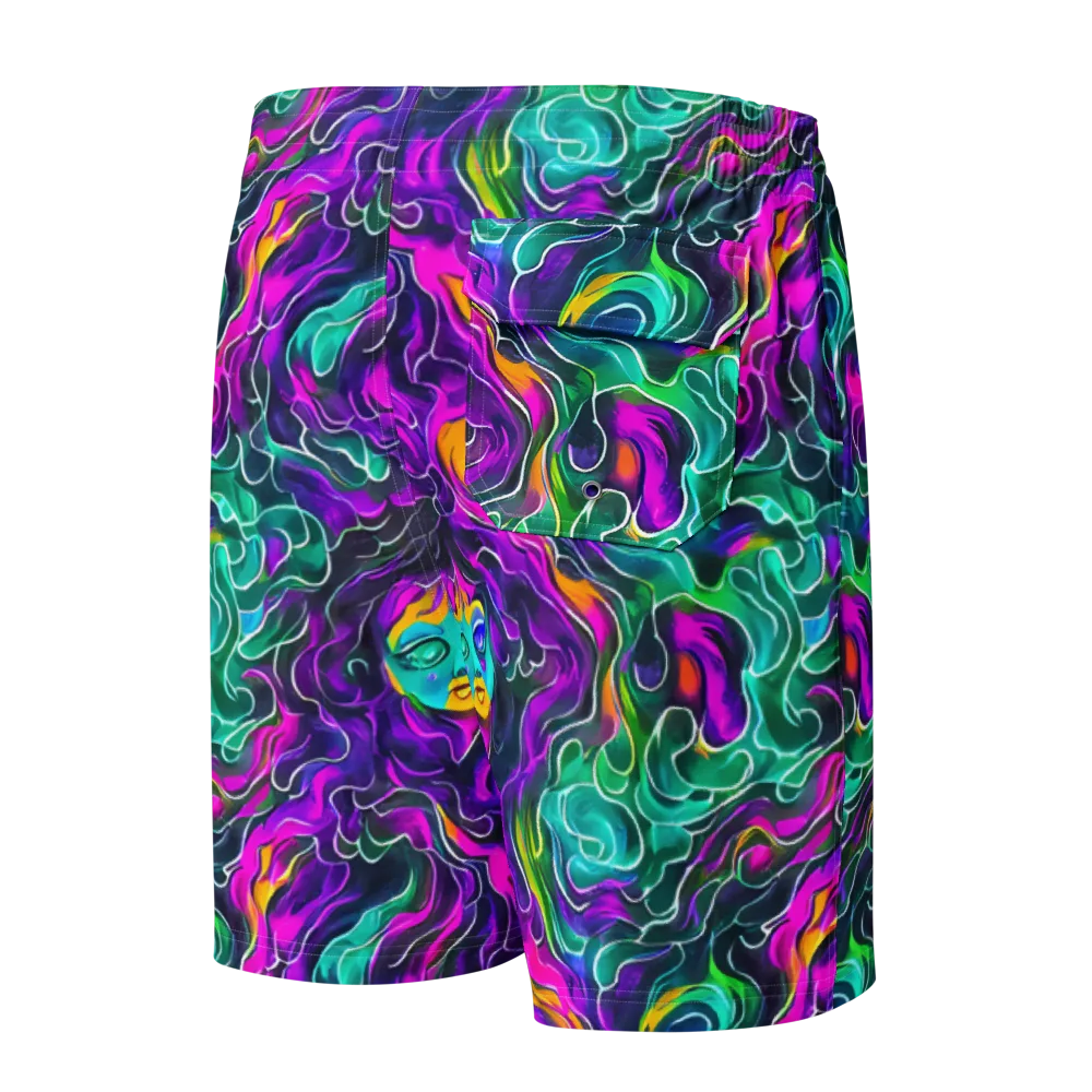 Vortex Dream on Men's Board Shorts — Back