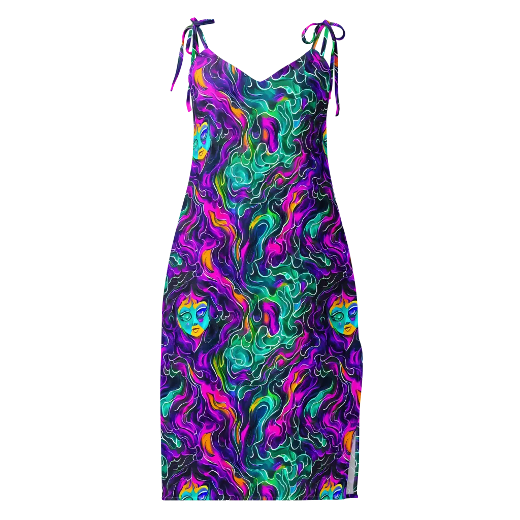 Vortex Dream on Slip Dress — Front