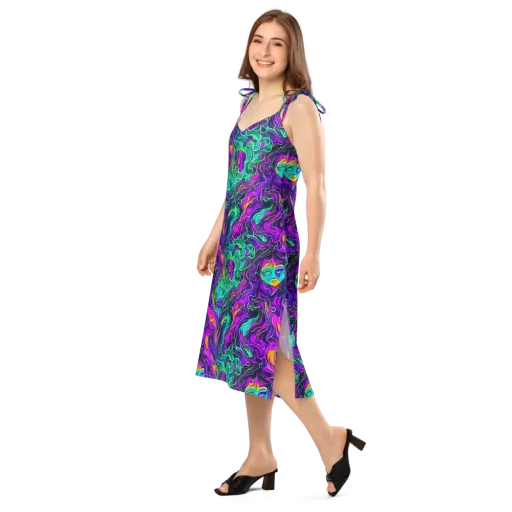 Vortex Dream on a Slip Dress