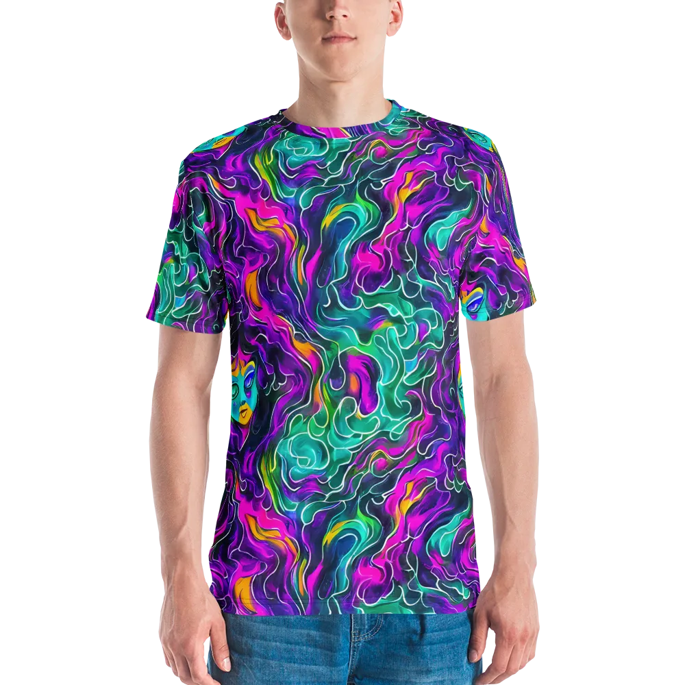 Vortex Dream on Men's Crew Neck T-Shirt — Front