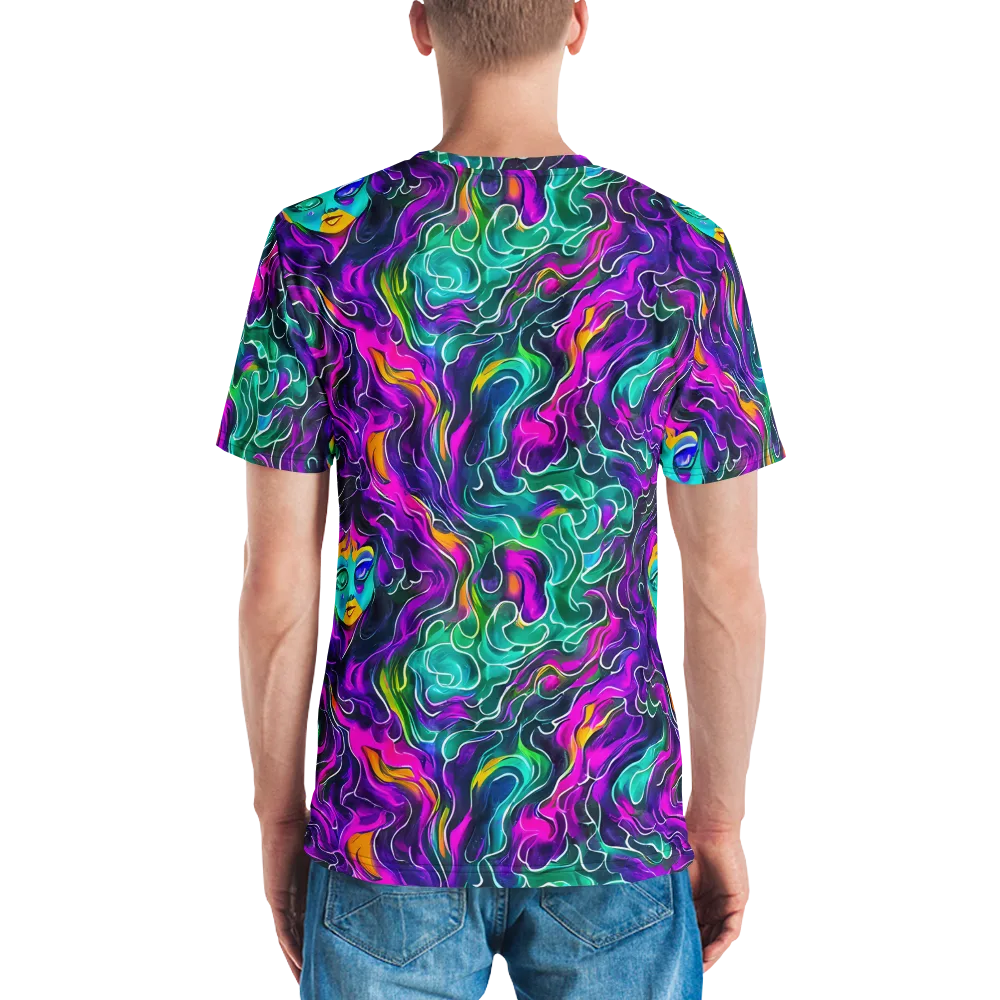 Vortex Dream on Men's Crew Neck T-Shirt — Back
